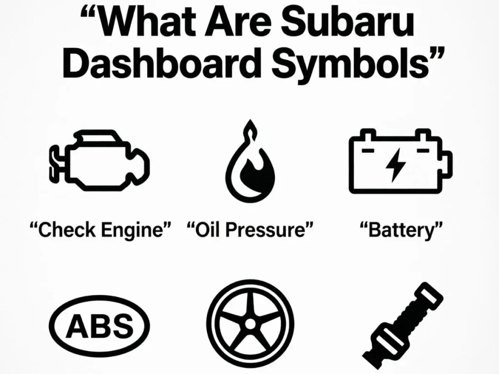 What Are Subaru Dashboard Symbols