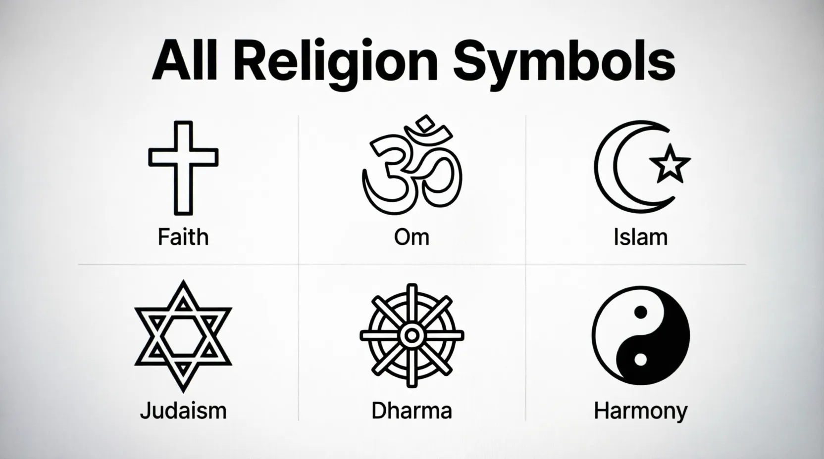 All Religion Symbols