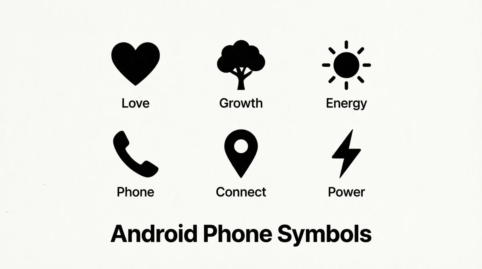 Android Phone Symbols