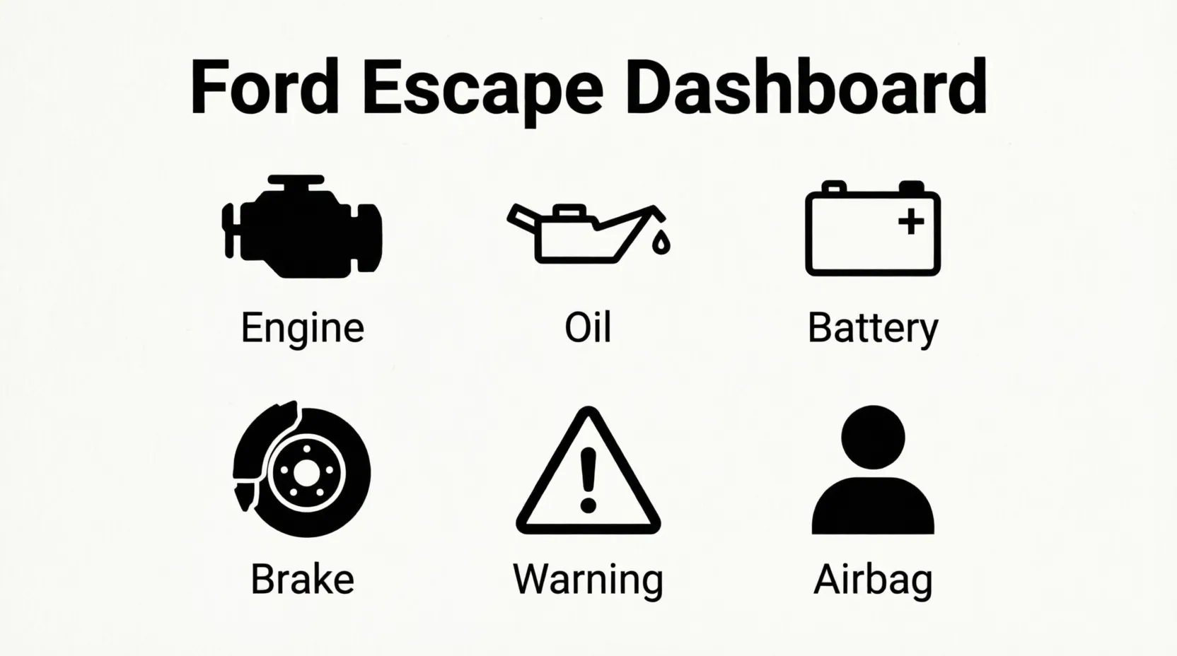 Ford Escape Dashboard